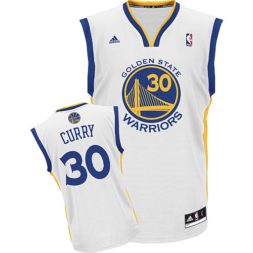Adidas NBA Golden State Warriors Stephen Curry Revolution 30 Swingman Home Jerseys